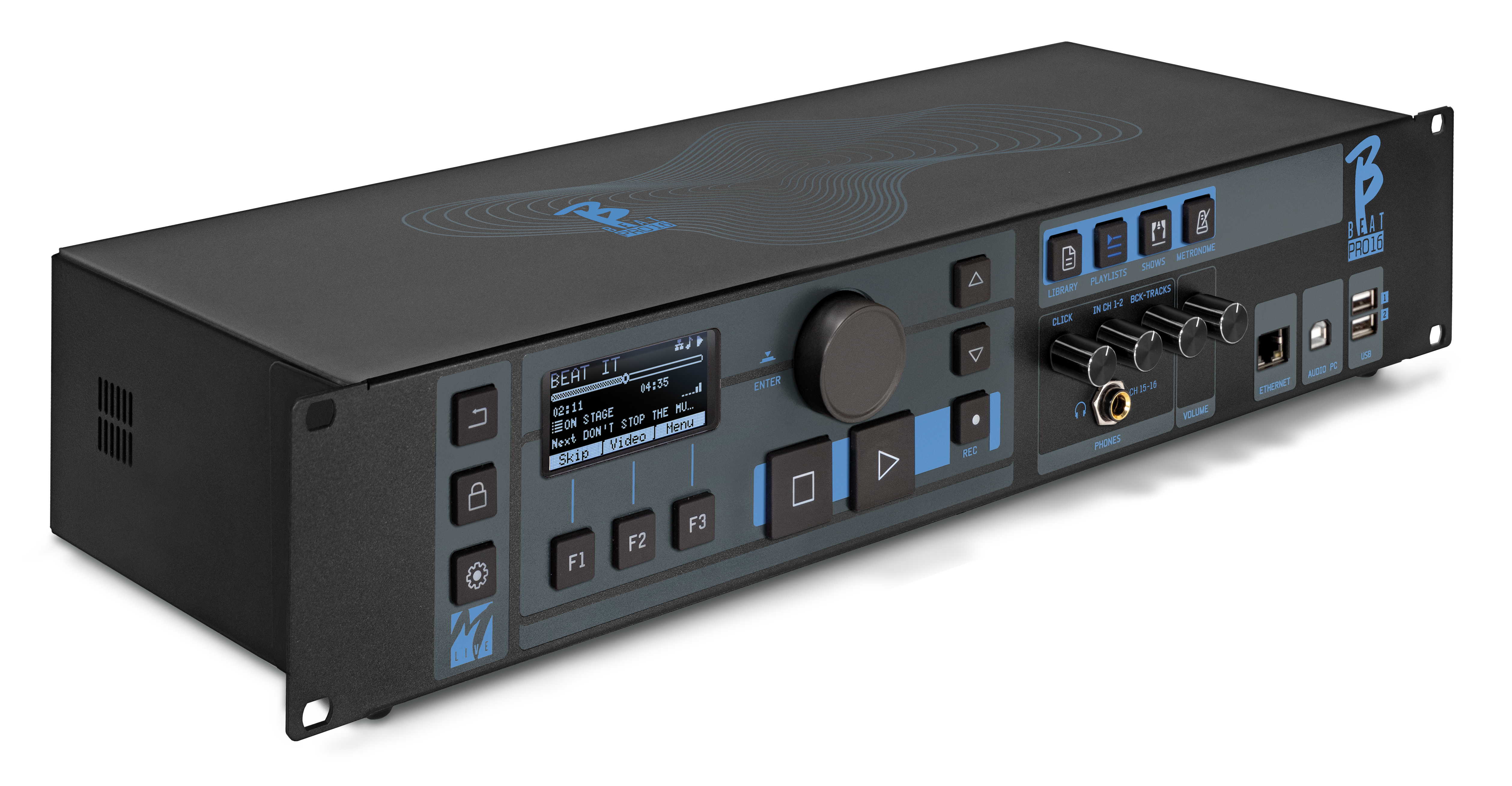 M-Live B.Beat PRO16 128GB Professional 16-Output Multitrack Playback System