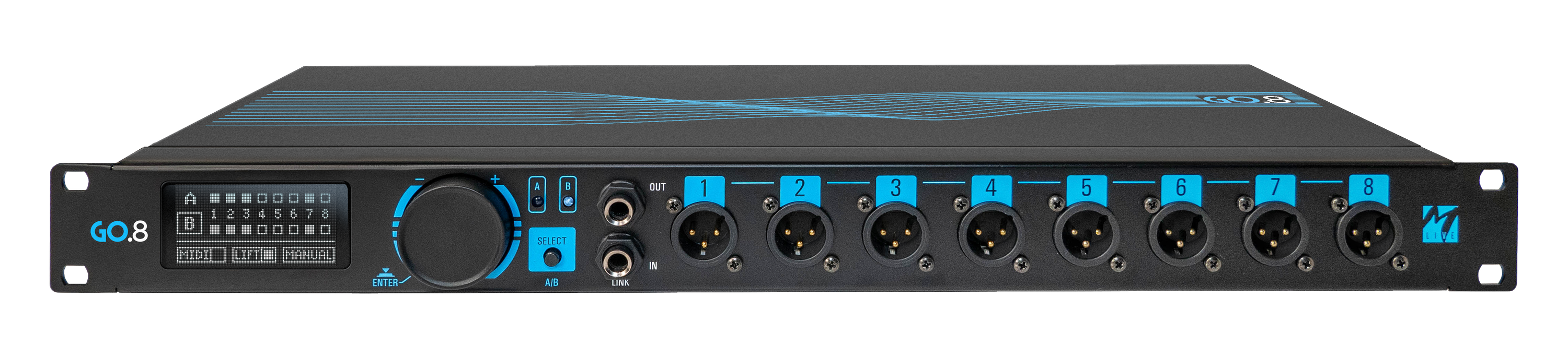 M-Live GO8 Automatic Audio and Midi Switcher for M-Live Playback Systems gallery 1