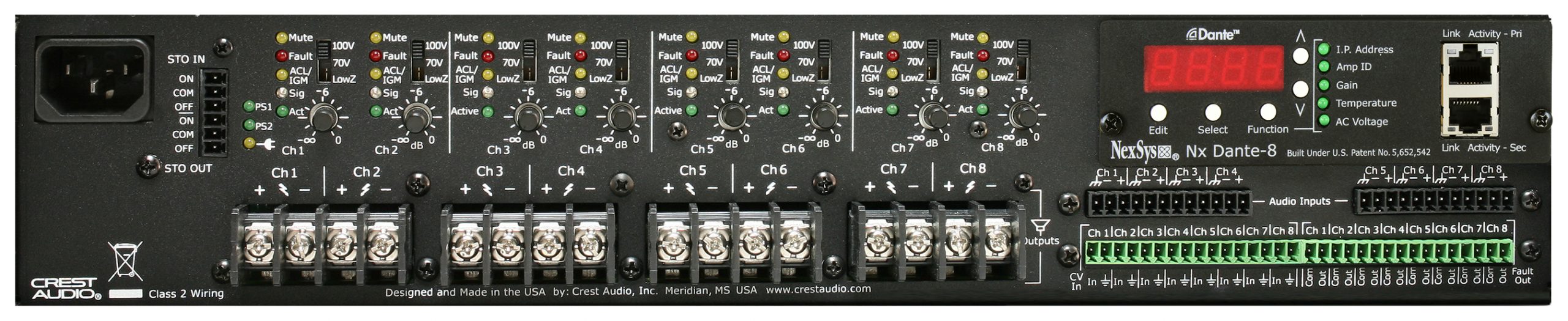 Crest Audio CKd 1208 Networkable Multi-Channel Power Amplifier gallery 6