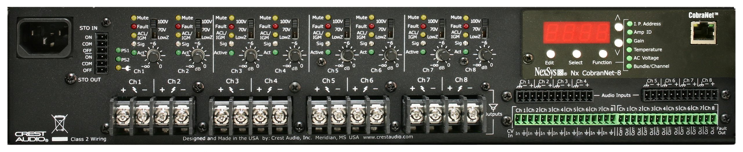 Crest Audio CKd 1208 Networkable Multi-Channel Power Amplifier gallery 7