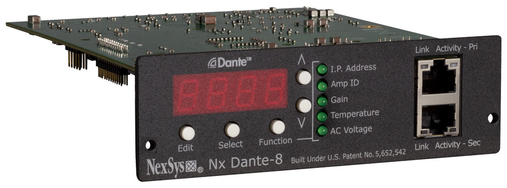 Crest Audio NexSys Nx Dante-8 network module gallery 2