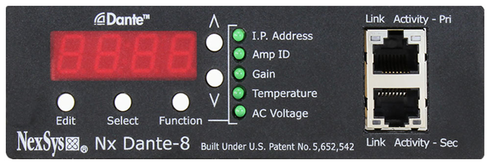 Crest Audio NexSys Nx Dante-8 network module gallery 1