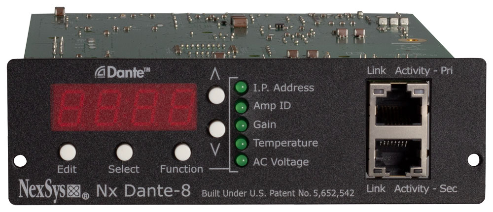 Crest Audio NexSys Nx Dante-8 network module gallery 6
