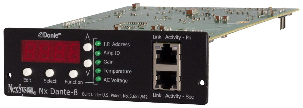 Crest Audio NexSys Nx Dante-8 network module gallery 7