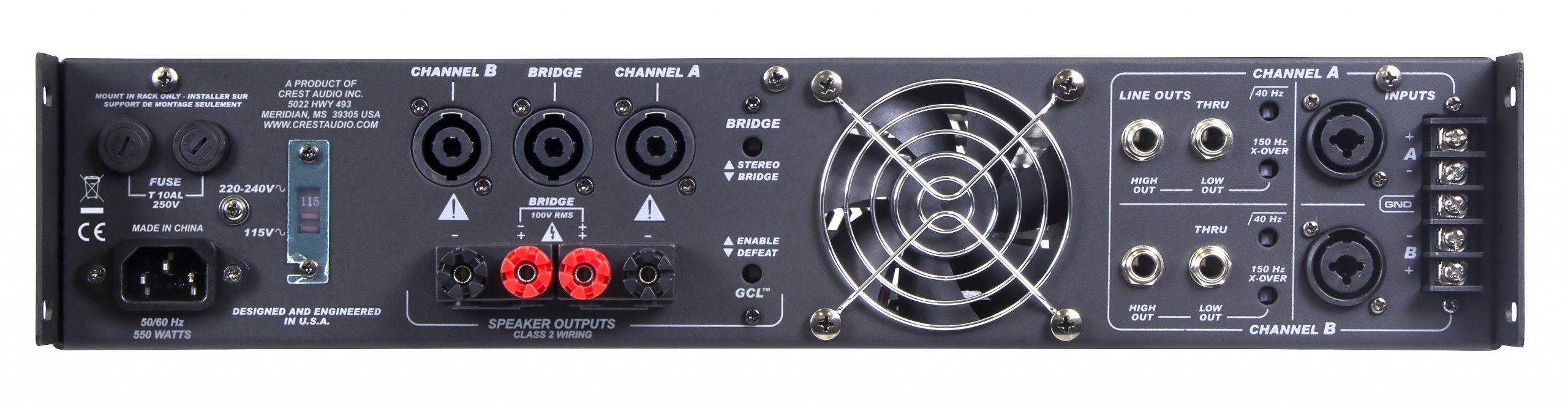 Crest Audio CPX1 2-Channel Power Amplifier gallery 3