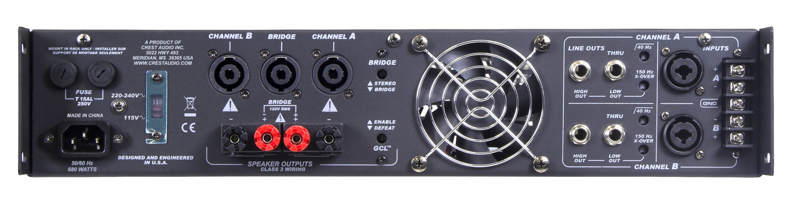 Crest Audio CPX2 2-Channel Power Amplifier gallery 2