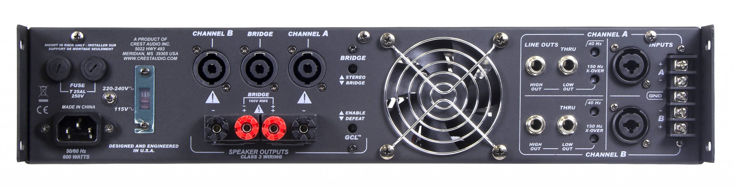 Crest Audio CPX3 2-ChannelPower Amplifier gallery 1