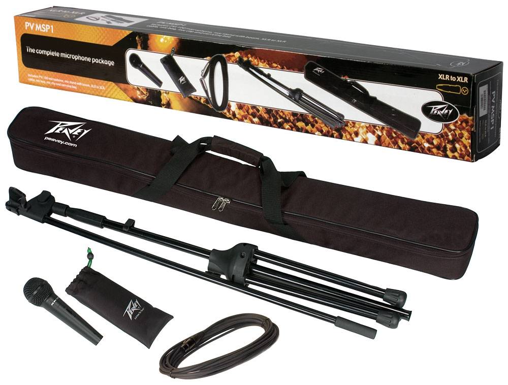 Peavey PV MSP1 Microphone XLR/Mic Stand Pkg gallery 3