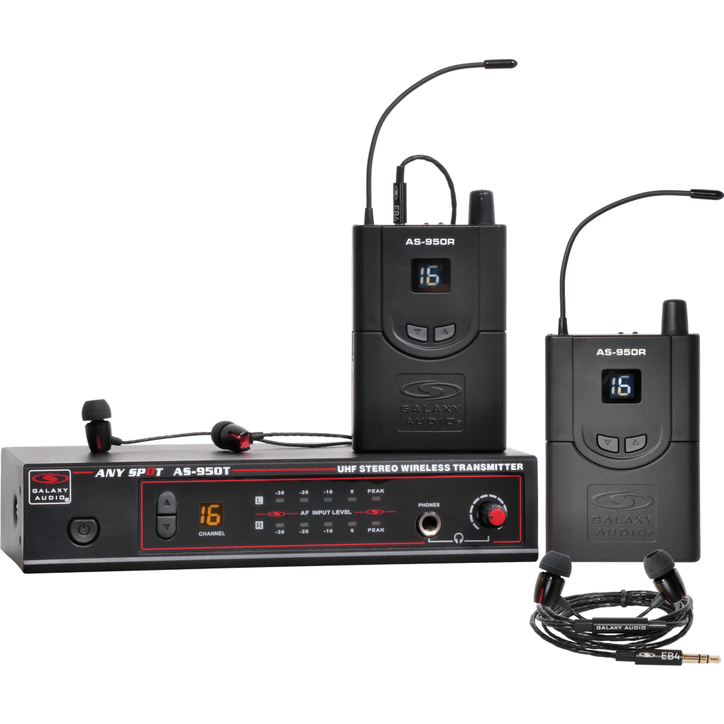 Galaxy Audio AS-950-2N — 16 Channel Stereo Wireless Personal In-Ear Monitor System​