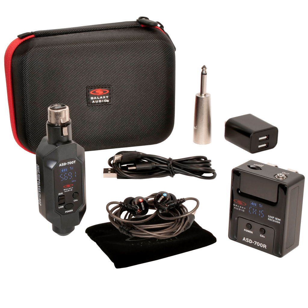 Galaxy Audio ASD-700B5 — DIGITAL UHF Plug & Play Wireless In-Ear Monitor System
