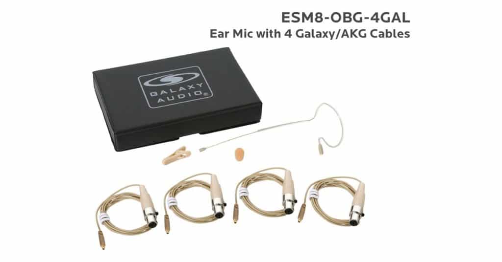 Galaxy Audio ESM8-OBG-4GAL — Nearly Invisible Single Ear Headset