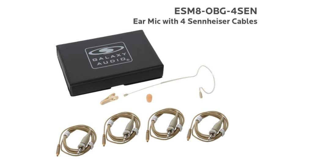 Galaxy Audio ESM8-OBG-4SEN — Nearly Invisible Single Ear Headset