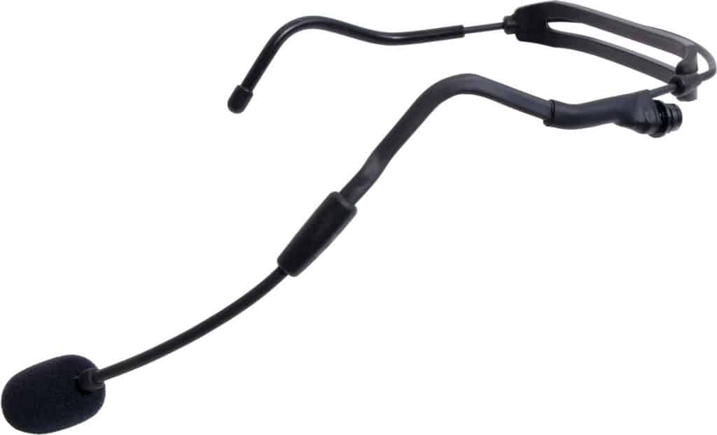 Galaxy Audio H2O7-BK-AT — HEAVY-DUTY Waterproof Fitness Dual Ear Headset Mic with Detachable Cable