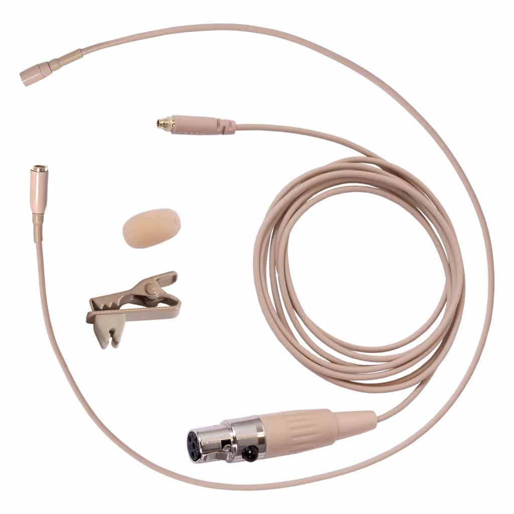 Galaxy Audio HLM8-OBG-4SEN — Nearly Invisible 3.5mm Omni Mic Element Hairline Microphone