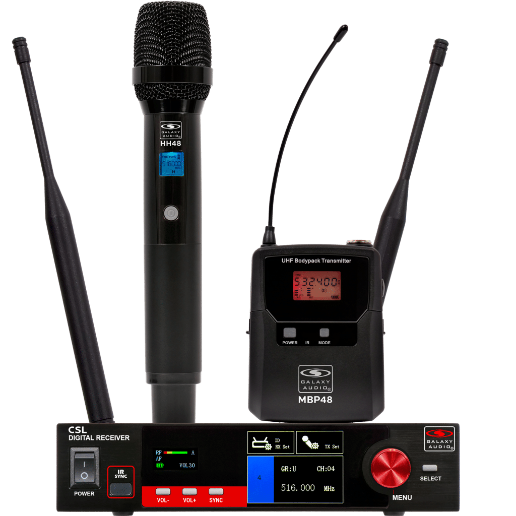 Galaxy Audio CSL-VM — Digital UHF Wireless Microphone System | CSL