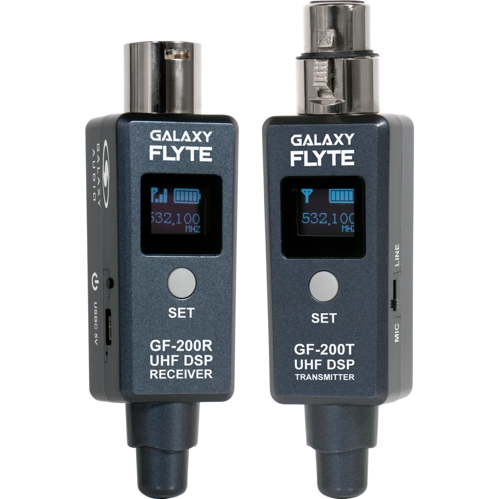 Galaxy Audio GF-200-2A — Turn Your Existing XLR Microphones or Powered Speakers Wireless with the Galaxy FLYTE gallery 2