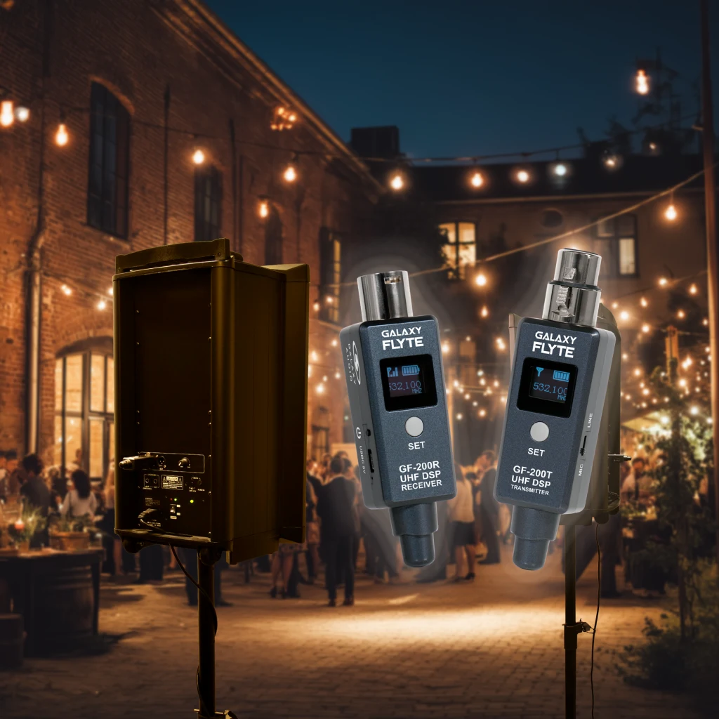 Galaxy Audio GF-200A — Turn Your Existing XLR Microphones or Powered Speakers Wireless with the Galaxy FLYTE gallery 3