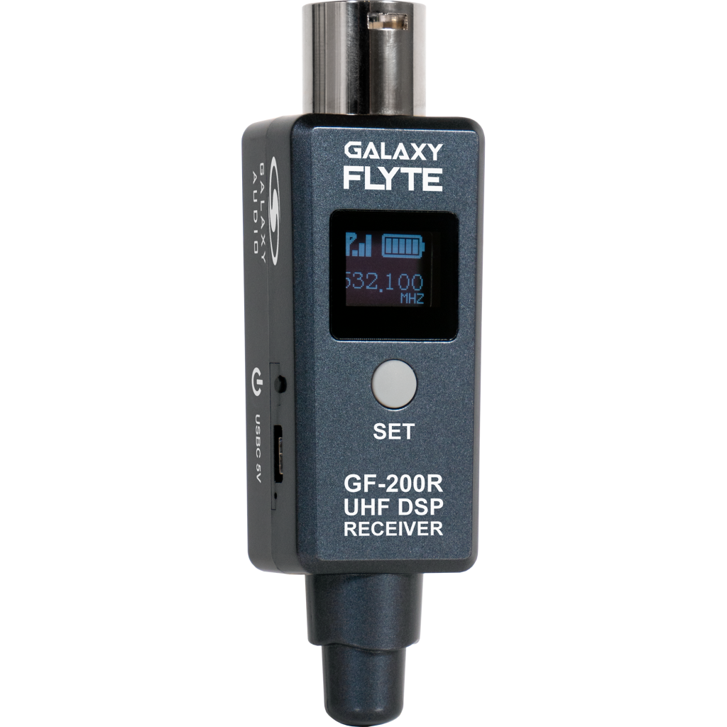 Galaxy Audio GF-200RB — Turn Your Existing XLR Microphones or Powered Speakers Wireless with the Galaxy FLYTE
