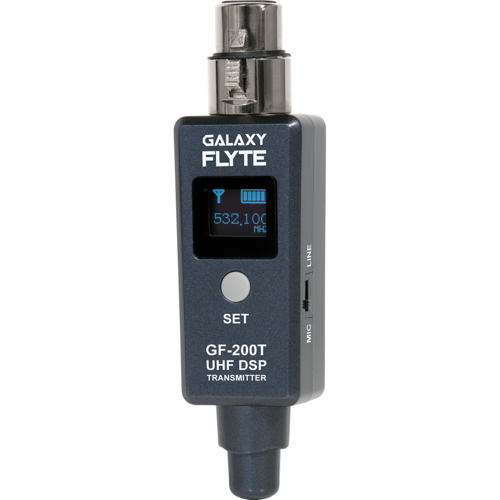 Galaxy Audio GF-200TA — Turn Your Existing XLR Microphones or Powered Speakers Wireless with the Galaxy FLYTE