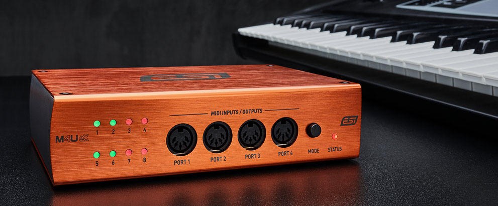 ESI M4U eX - 8-port USB 3.0 MIDI interface with USB hub gallery 4