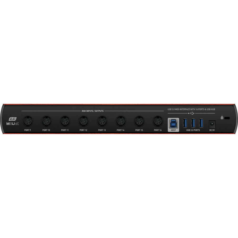 ESI M8U eX - 16-port USB 3.0 MIDI interface with USB hub gallery 2