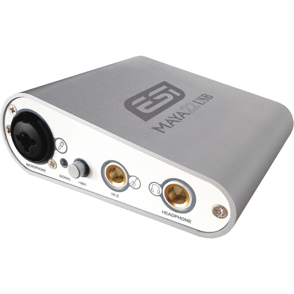 ESI MAYA22 USB - Silver - Flexible High Performance 24-bit USB Audio Interface gallery 1