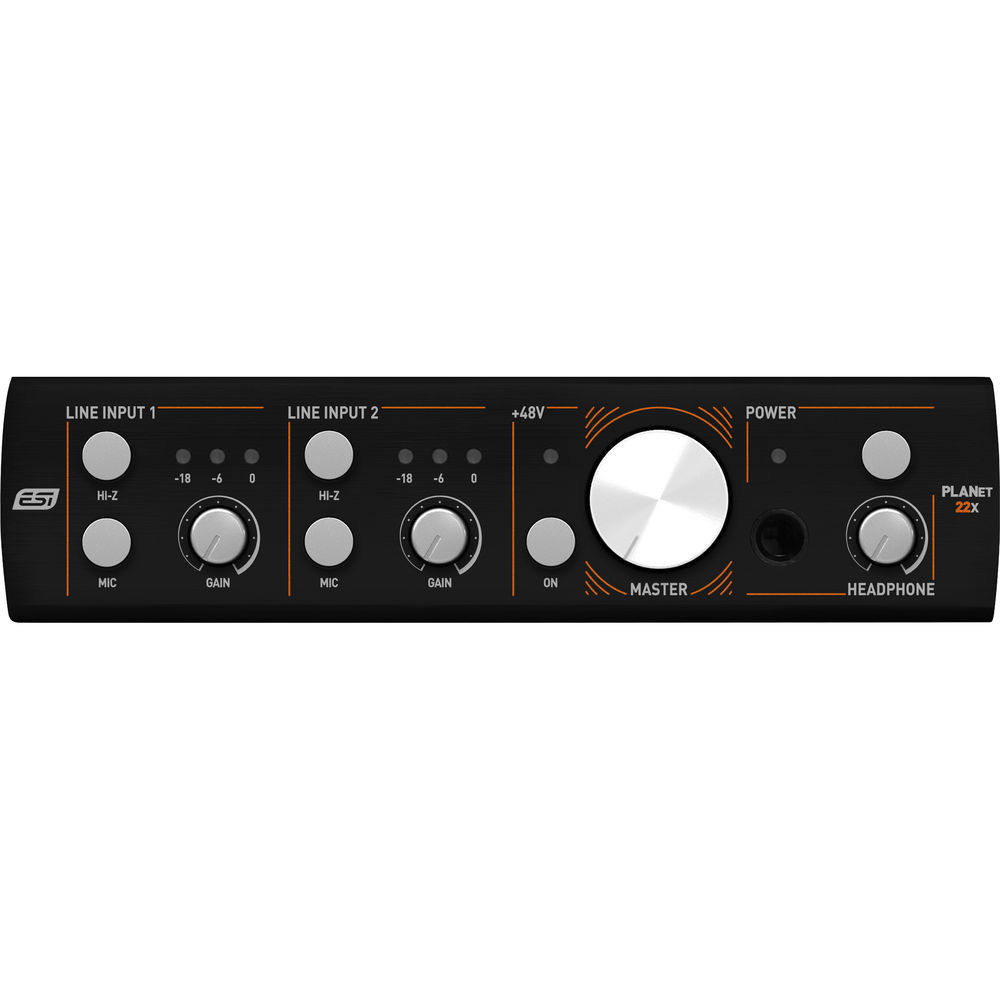 ESI planet 22x Professional Dante audio interface with 2 inputs / 2 outputs gallery 1