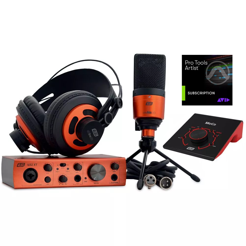 ESI Audio ‘THE PRODUCER’ Recording Bundle with Pro Tools Artist Software