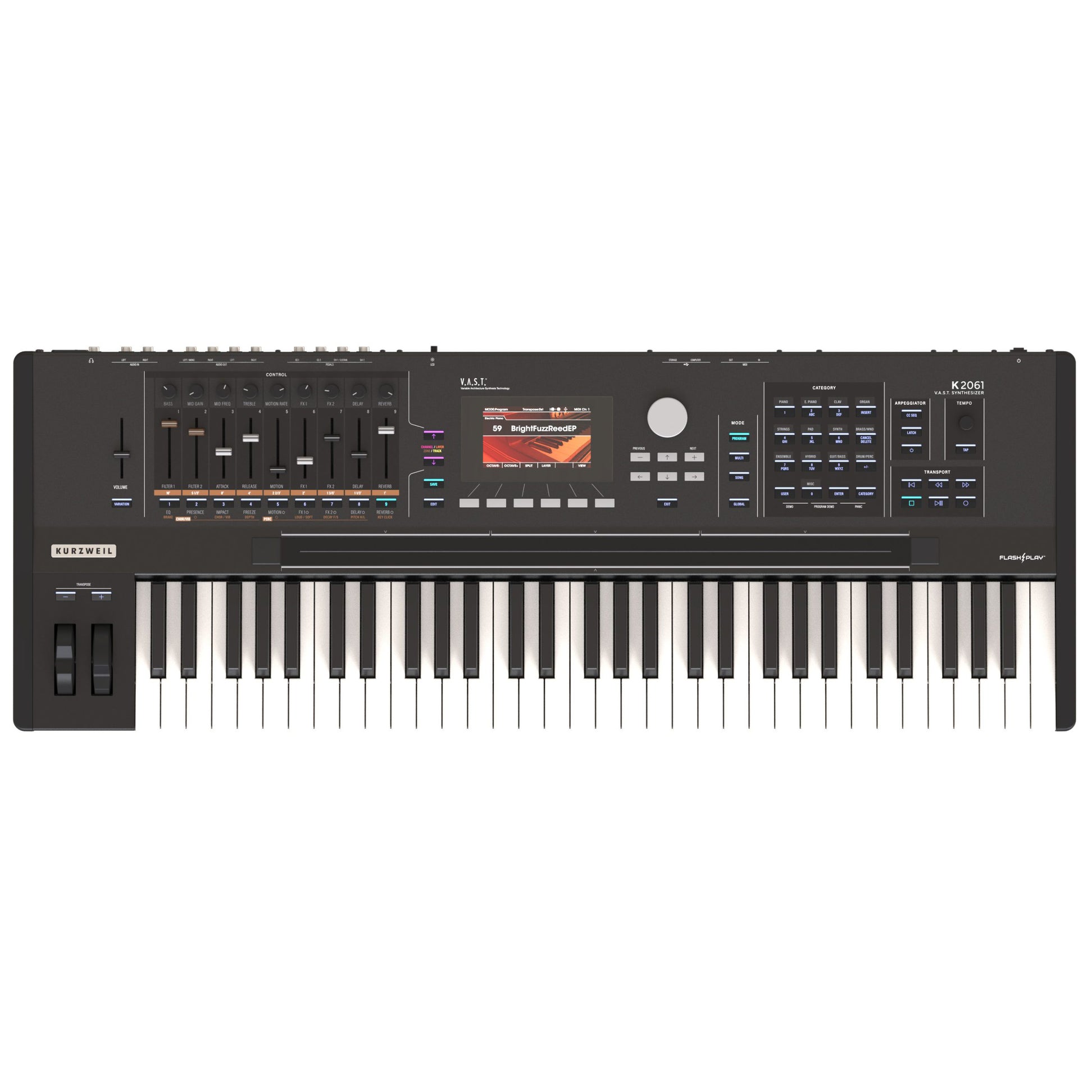 Kurzweil K2061 Synthesizer Workstation gallery 3